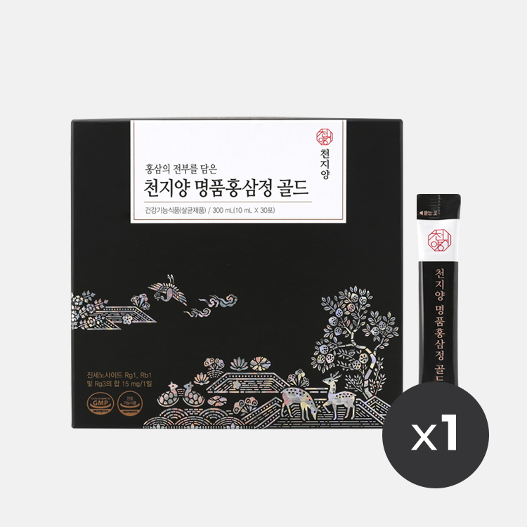 천지양 명품 홍삼정 골드(10ml x 30포) x1박스 1개월분