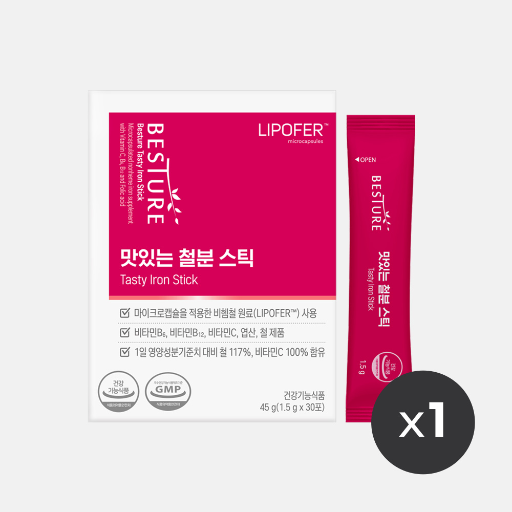 베스처 맛있는 철분 스틱 30포